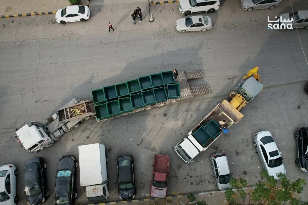 اللاذقية تعزز النظافة بـ 100 حاوية جديدة ضمن خطة شاملة