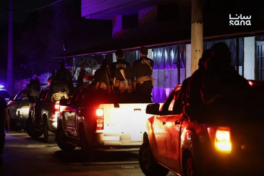 عملية أمنية في طرطوس: القبض على مجموعة مسلحة وضبط أسلحة وذخائر