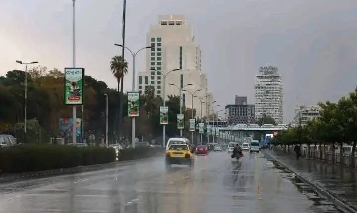 سوريا تتأثر بحالة عدم استقرار جوي وأمطار رعدية في عدة مناطق