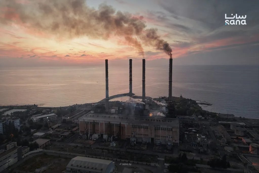 محطة بانياس تعزز استقرار الكهرباء: إعادة تشغيل المجموعة الرابعة ترفد الشبكة بـ 150 ميغاواط