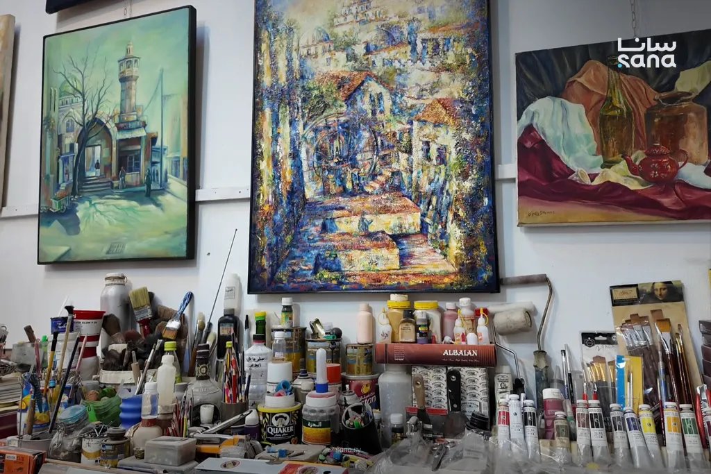 وائل مصري: أربعة عقود من الفن لتوثيق جمال حماة بريشته