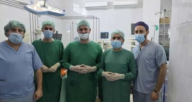 نجاح عملية جراحية نوعية لاستئصال ورم كلوي معقد في مشفى طرطوس الوطني