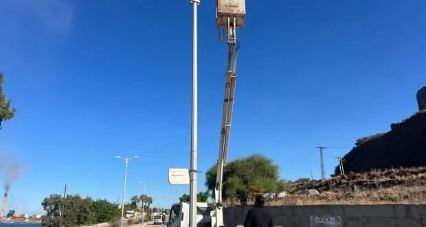 بانياس: حملة مكثفة لصيانة الإنارة العامة لتحسين السلامة المرورية والمظهر الجمالي