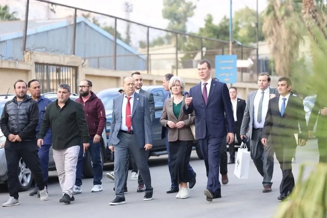 وزير الرياضة السوري يستقبل نظيره الروسي في دمشق لتعزيز التعاون الرياضي