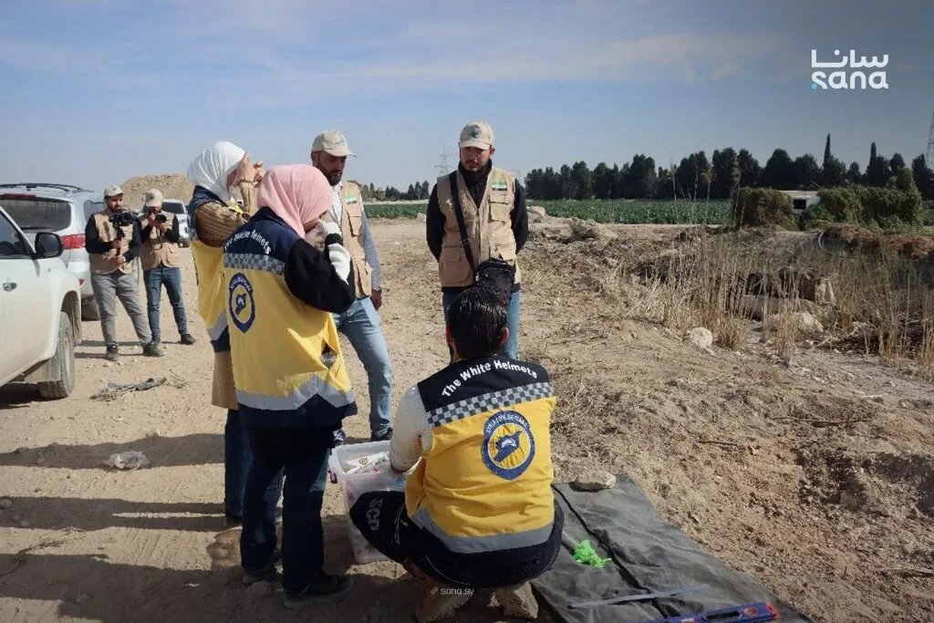 الكشف عن رفات 10 أشخاص مجهولي الهوية في دوما: تفاصيل جديدة من الدفاع المدني السوري