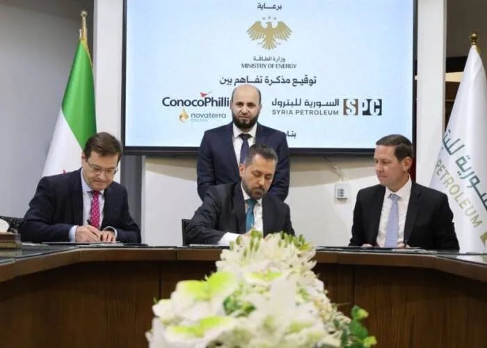 سوريا توقع اتفاقيتين مع شركتين أمريكيتين لتطوير كبير في قطاع الغاز