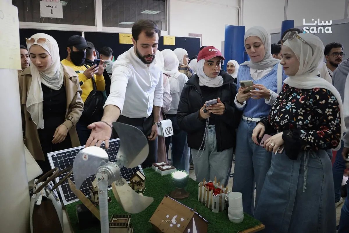 إبداعات شبابية بمعرض مشاريع المعهد التقاني للهندسة الميكانيكية والكهربائية بدمشق: حلول مبتكرة وتطبيقات عملية