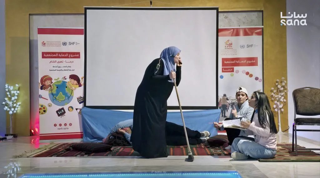 بصرى الشام تحتفل بأطفالها: فعاليات فنية وترفيهية بمناسبة يوم الطفل العالمي