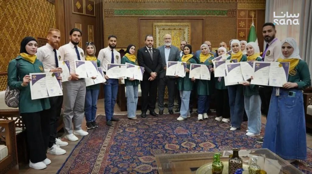 وزير السياحة السوري يحتفي بالمتفوقين من خريجي مراكز التدريب السياحي والفندقي