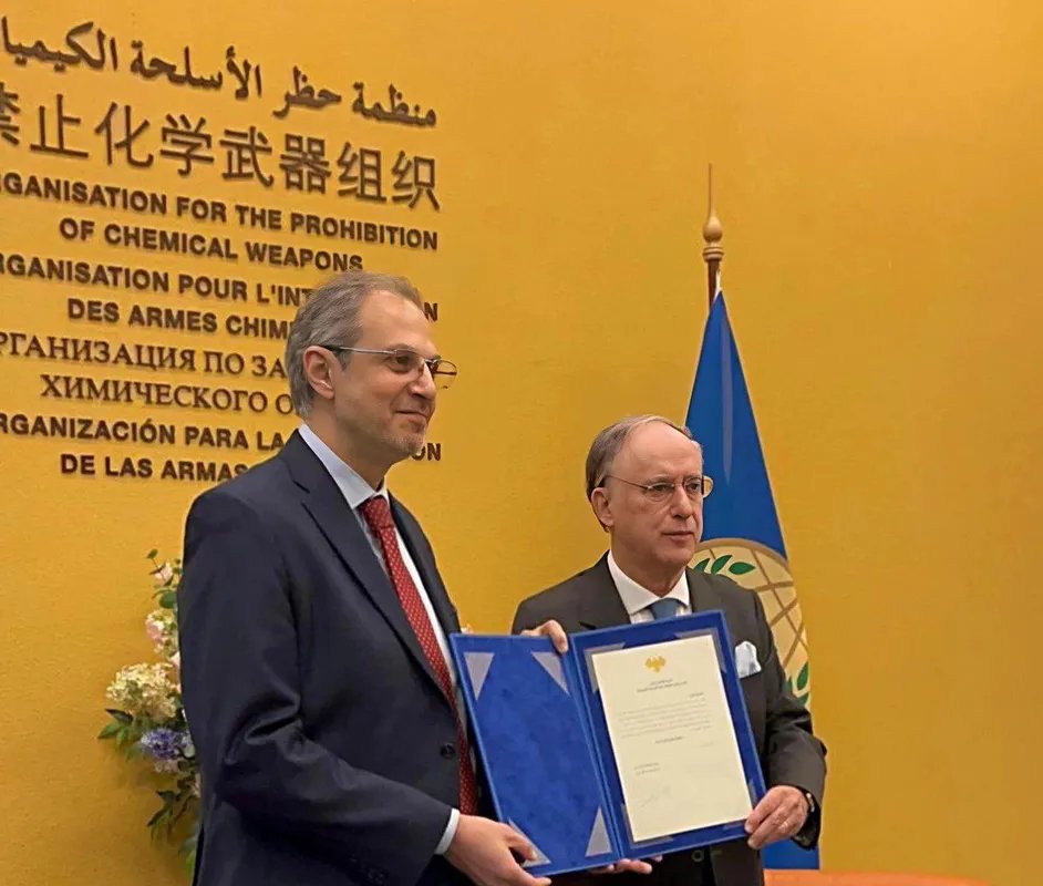 السفير كتوب: سوريا ملتزمة بتطهير أراضيها من مخلفات الأسلحة الكيميائية وتسعى لاستعادة حقوقها في منظمة الحظر