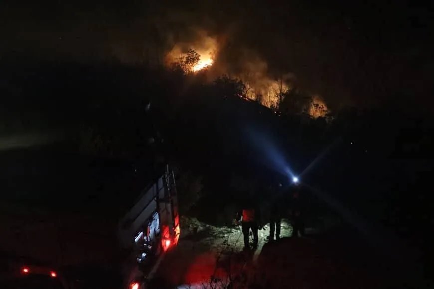 السيطرة على حريق حراجي ضخم في ريف اللاذقية بعد جهود استمرت لساعات