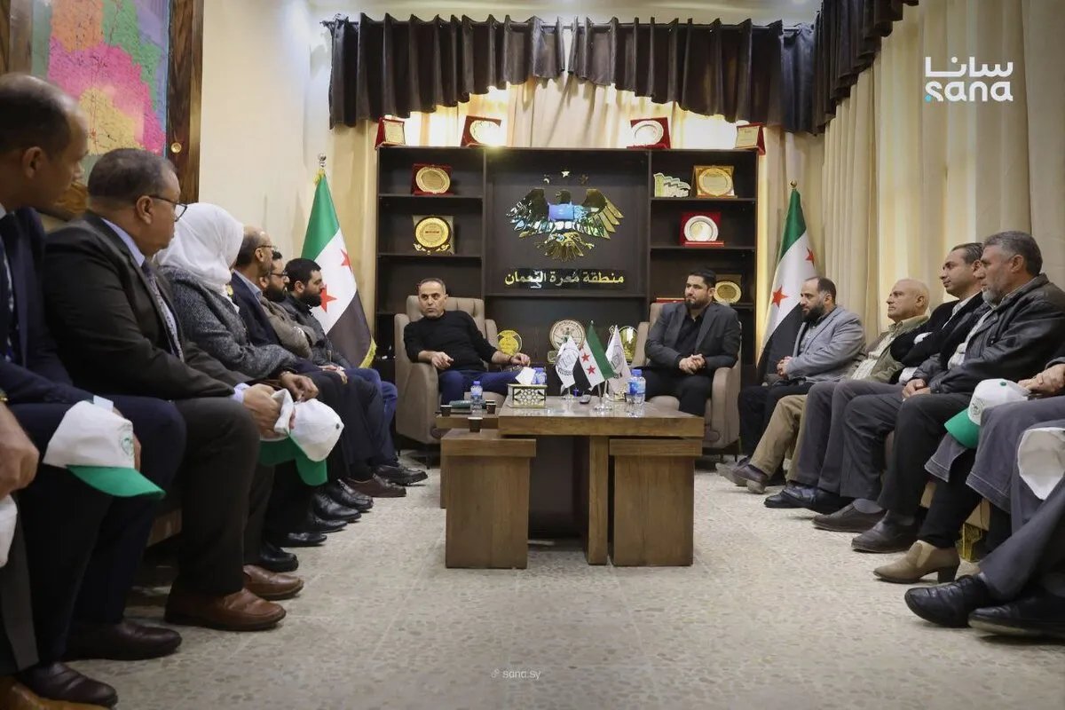 وزير الزراعة ومحافظ إدلب يناقشان سبل تعزيز القطاع الزراعي وحملة التشجير في المحافظة