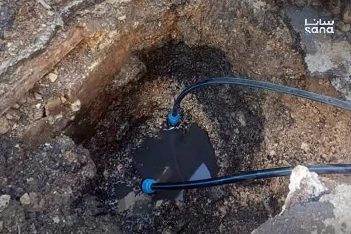 استجابة فورية: ورشات مياه دمشق تعالج تلوث شبكة كفرسوسة وتستعيد استقرارها