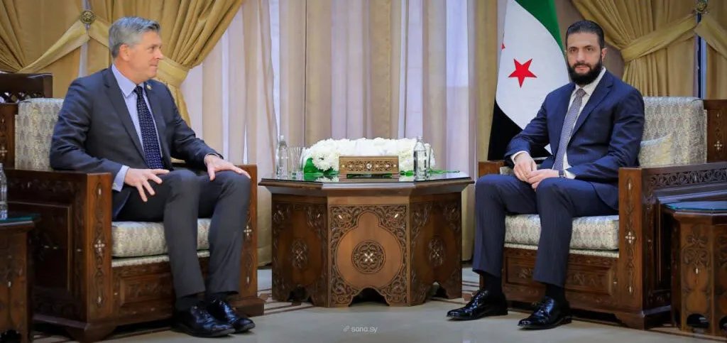 الرئيس الشرع يستقبل وفداً من الكونغرس الأمريكي في دمشق لبحث التعاون