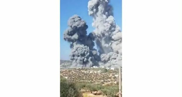 مقتل مدنيين في انفجار ضخم يهز مدينة كفرتخاريم بريف إدلب