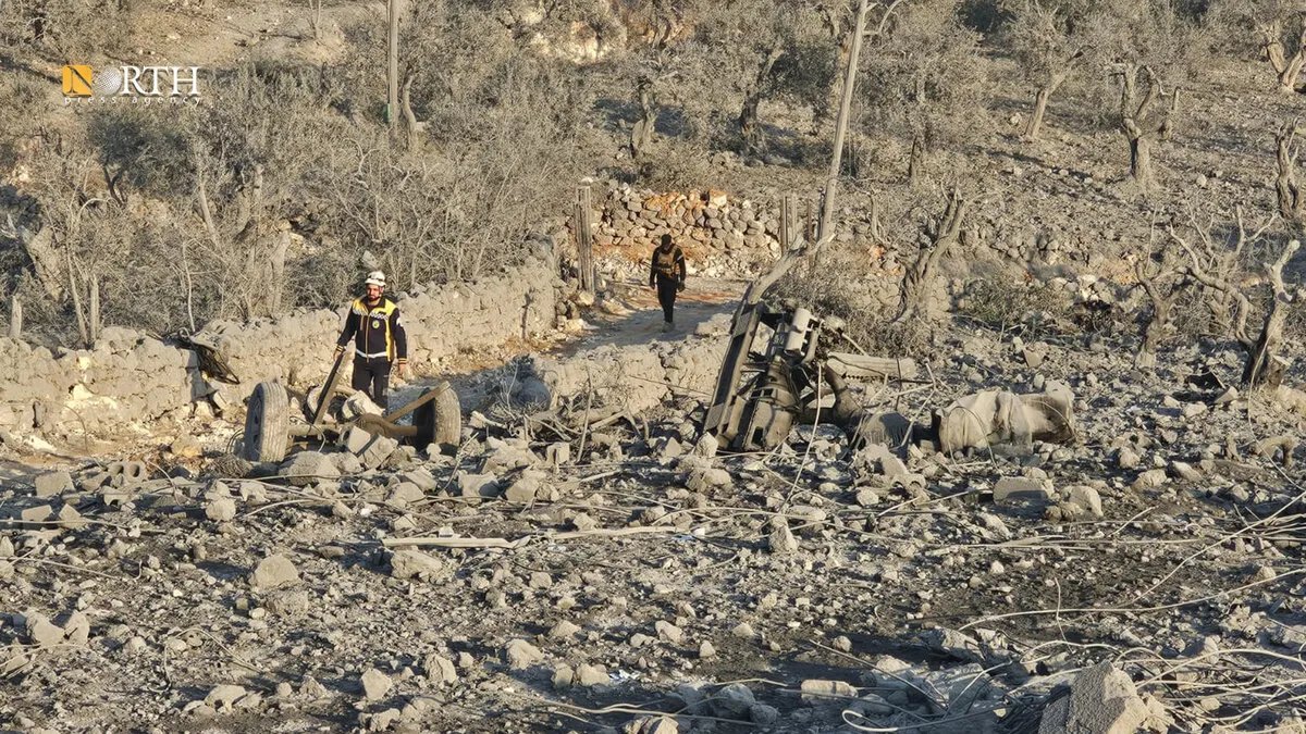 مقتل وإصابة العشرات في انفجار مستودع أسلحة بكفر تخاريم في إدلب