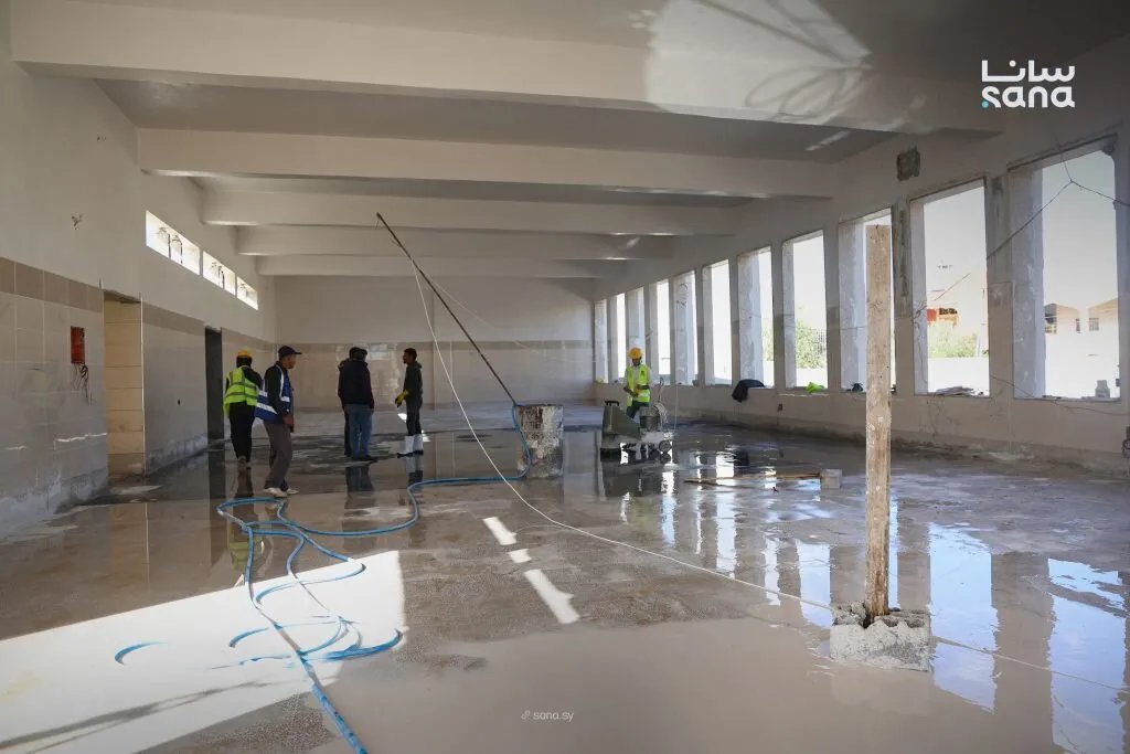 مخبز جديد في بصر الحرير بريف درعا قيد الإنشاء بدعم من برنامج الأغذية العالمي