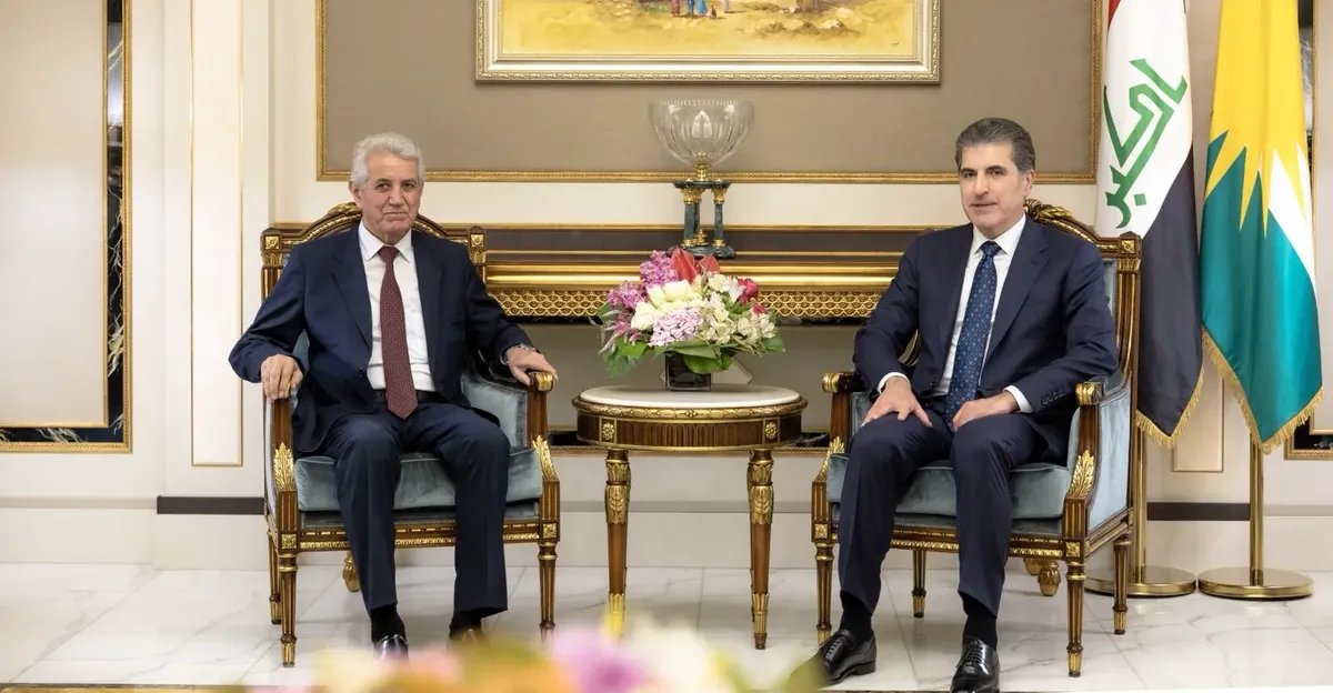 نيجيرفان بارزاني يستقبل وفداً من المجلس الوطني الكردي ويناقش التطورات في سوريا