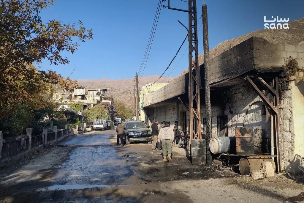 ضحايا وجرحى في قصف إسرائيلي على بلدة بيت جن بريف دمشق