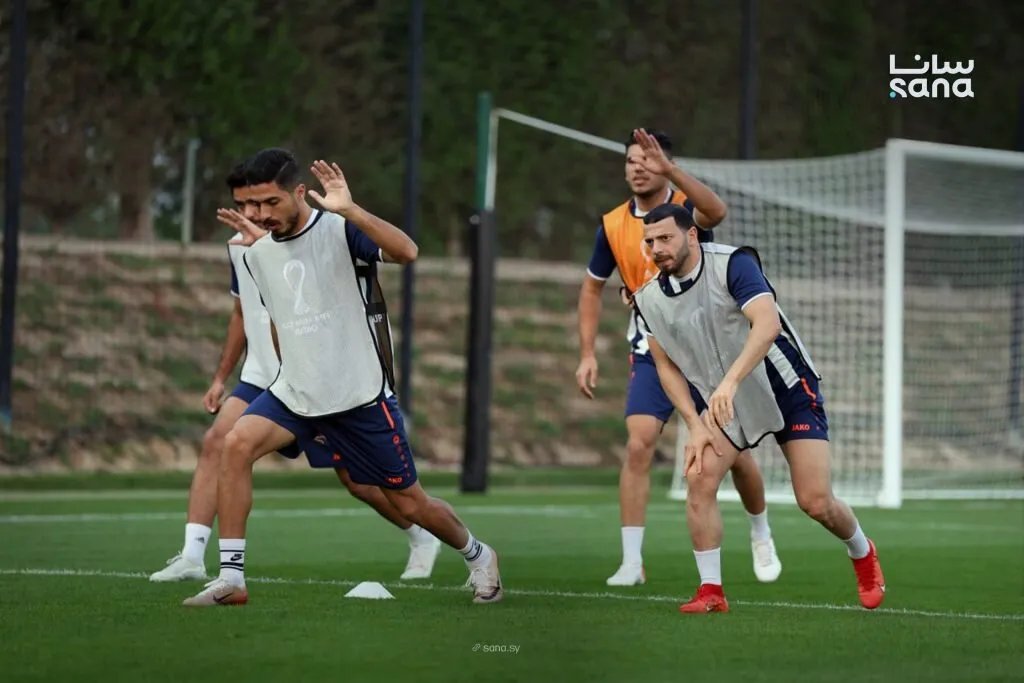 استعدادات مكثفة لمنتخب سوريا لمواجهة تونس في كأس العرب