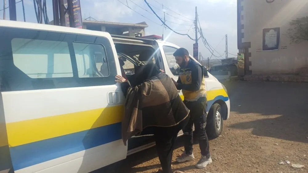 الدفاع المدني يواصل جهوده لإعادة العائلات النازحة إلى بيت جن رغم التحديات