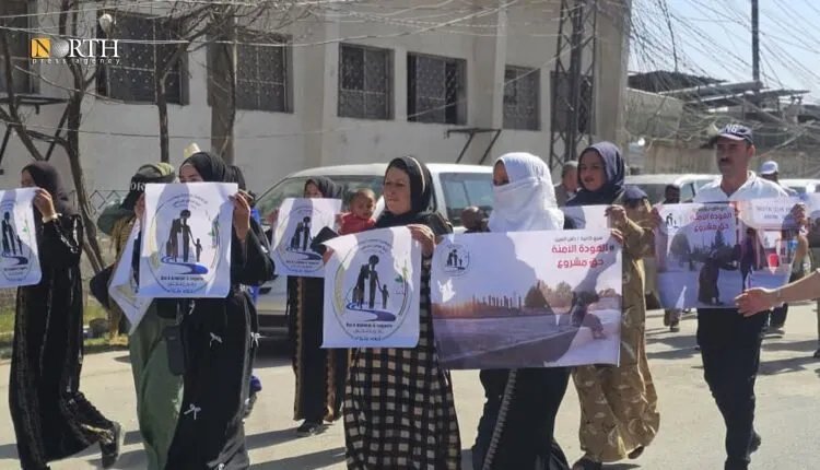 الإدارة الذاتية تطالب بتحرك دولي لضمان عودة آمنة لنازحي عفرين وسري كانيه وتل أبيض