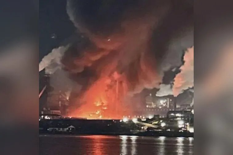 هوكايدو اليابانية: انفجار ضخم وحريق في مصنع لشركة "نيبون ستيل"