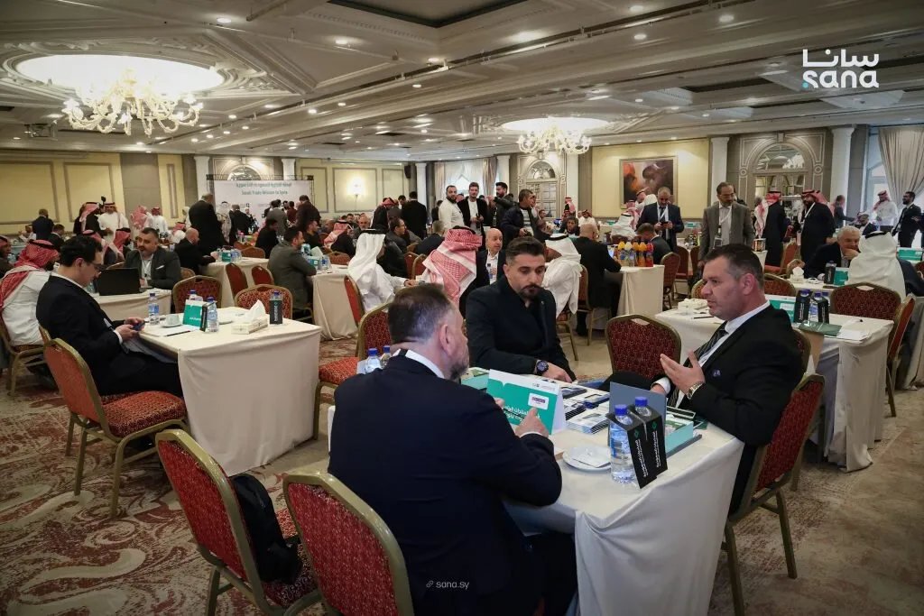 بعثة تجارية سعودية ضخمة إلى سوريا لتعزيز الشراكات وتنمية التبادل التجاري