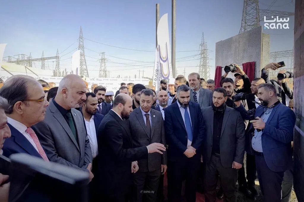 إطلاق مشروع ضخم: وضع حجر الأساس لمحطة دير الزور الغازية بقدرة 1000 ميغاواط لتعزيز قطاع الطاقة