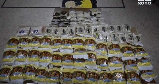حلب: إحباط شبكة لترويج المخدرات وضبط 31 ألف حبة كبتاغون ومواد أخرى