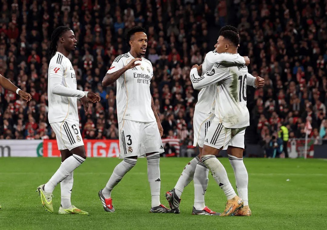 ريال مدريد يتألق بثلاثية ويتجاوز أتلتيك بيلباو في الدوري الإسباني