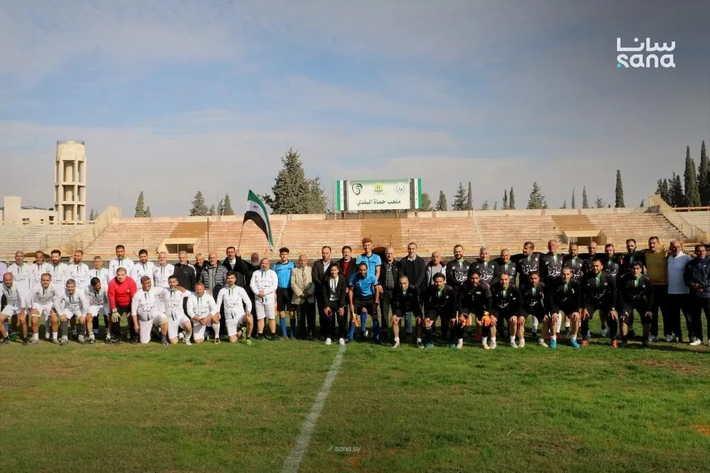 حماة تحتفل بالذكرى السنوية للتحرير بمباراة ودية بين النصر والتحرير