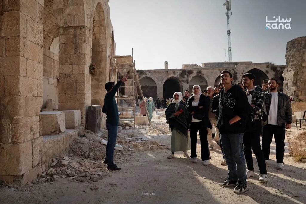 جامعة دمشق: جولة علمية لطلاب العمارة في معرة النعمان لاستكشاف المواقع الأثرية