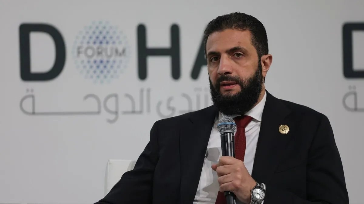 الشرع يكشف عن مفاوضات مع إسرائيل بدعم أمريكي ويؤكد على مطلب الانسحاب لما قبل الثامن من كانون الأول