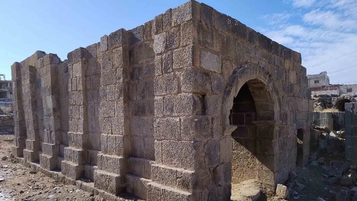 درعا البلد: إنجاز ترميم هام للرواق الشرقي في المدرج الروماني