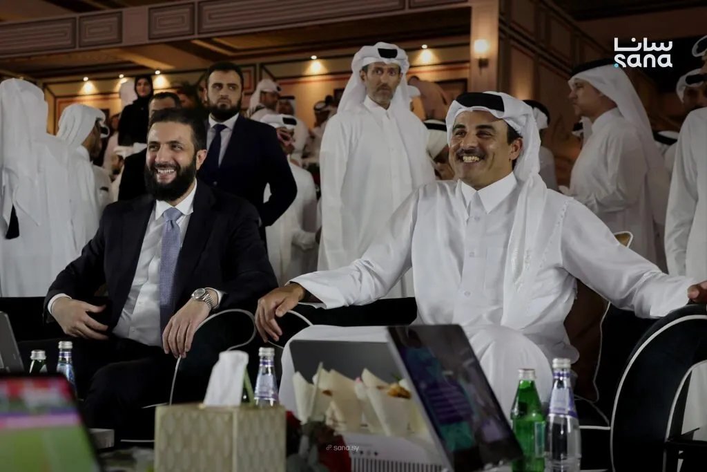 الرئيس الشرع والشيخ تميم يشهدان بطولة العالم للخيل العربية في الدوحة