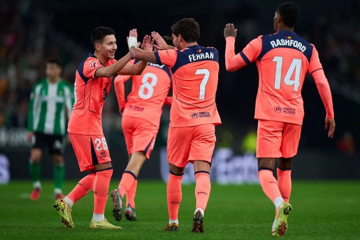 برشلونة يسحق ريال بيتيس بخماسية ويعزز صدارته للدوري الإسباني